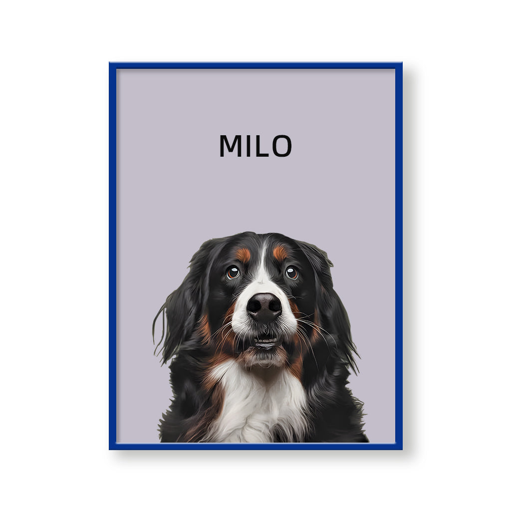 One Pet Modern Portrait