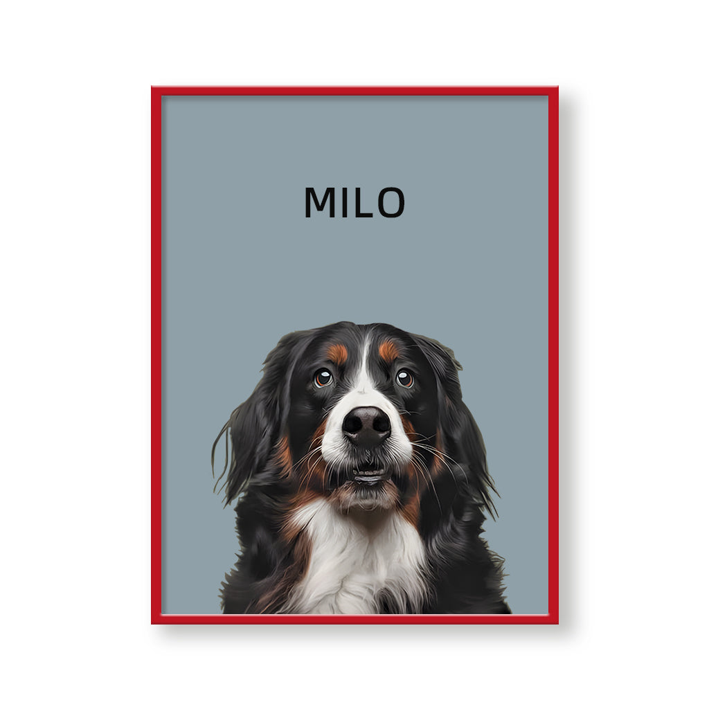 One Pet Modern Portrait