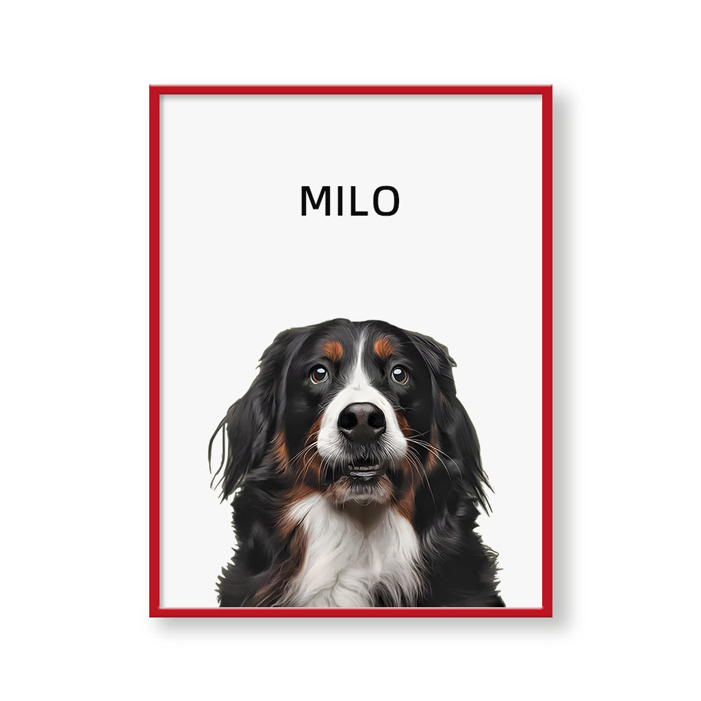 One Pet Modern Portrait