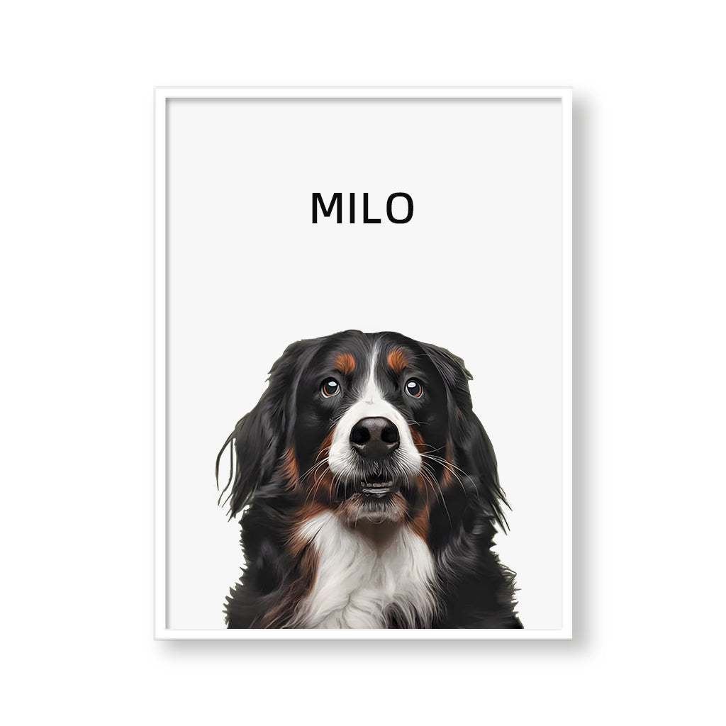 One Pet Modern Portrait