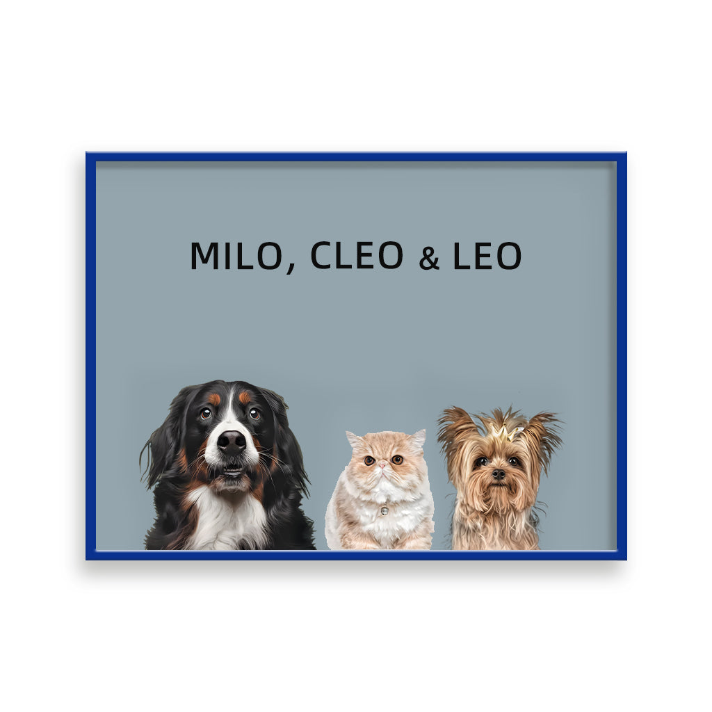 Three Pets Portrait
