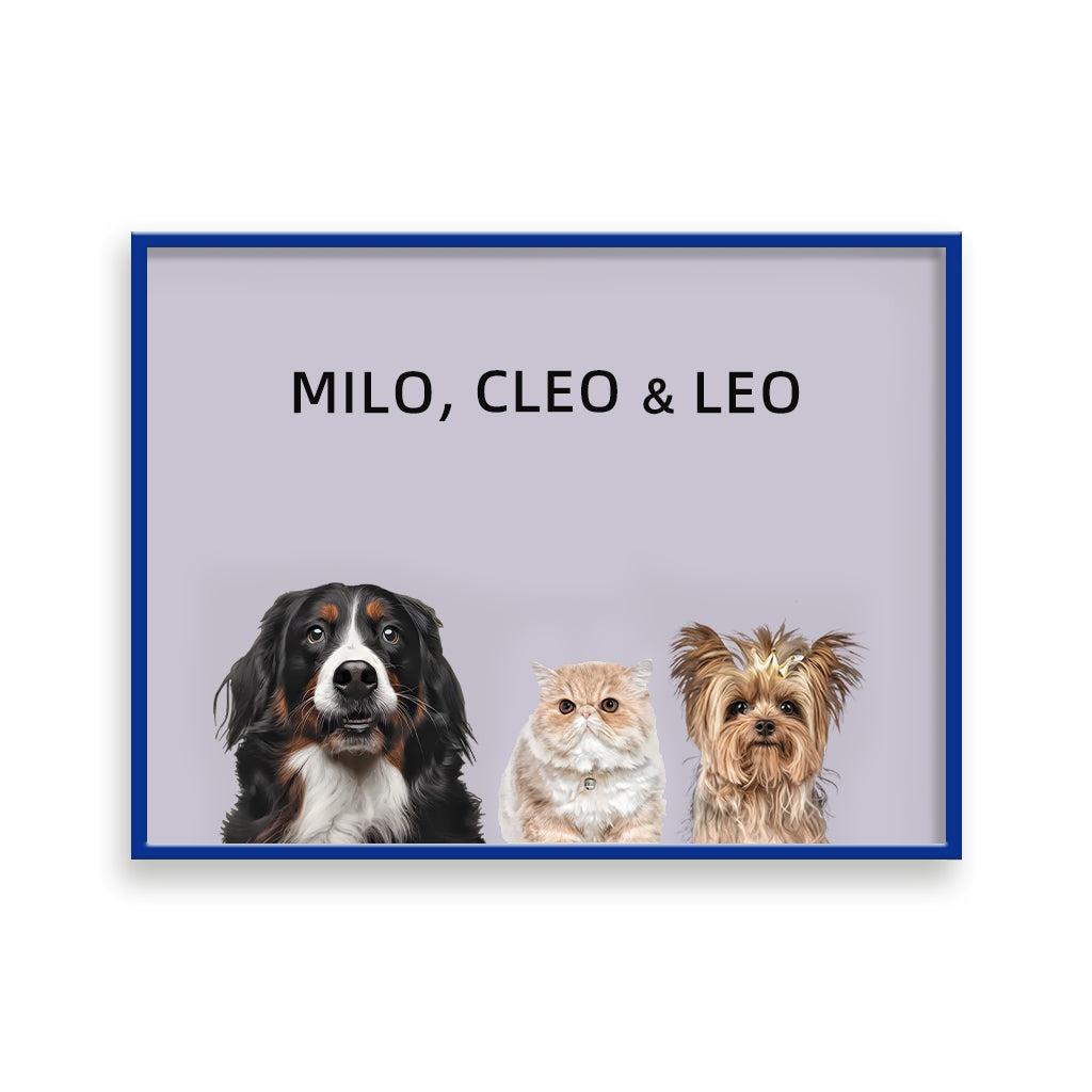 Three Pets Portrait
