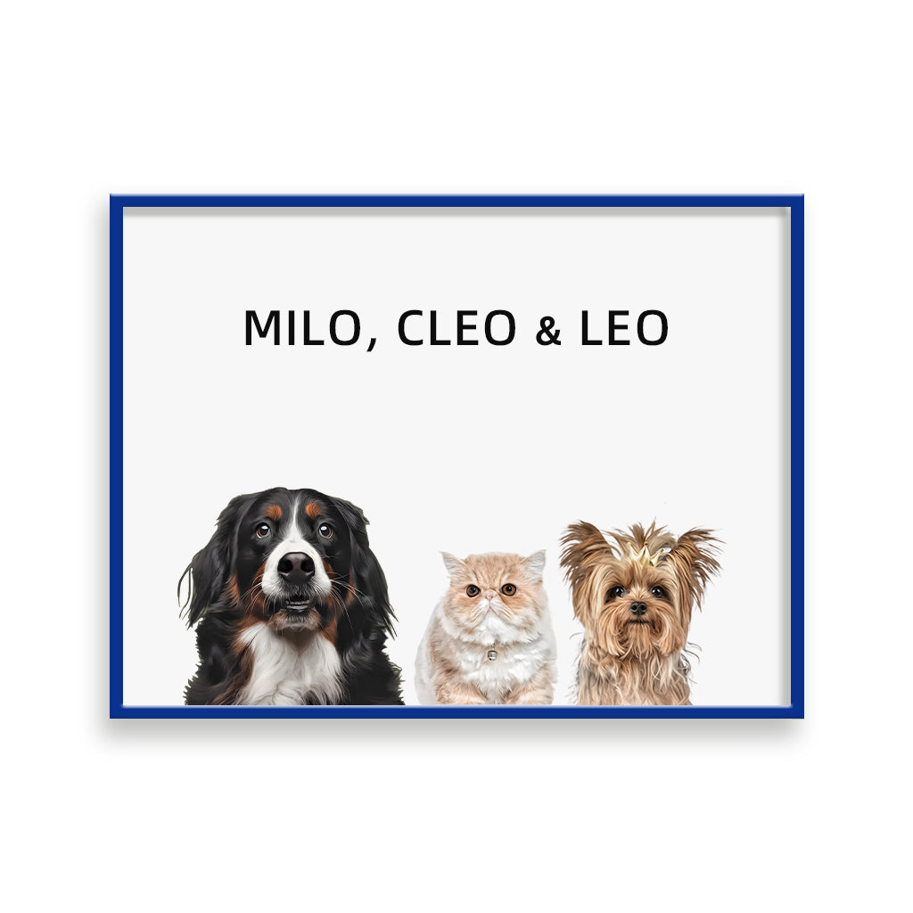 Three Pets Portrait