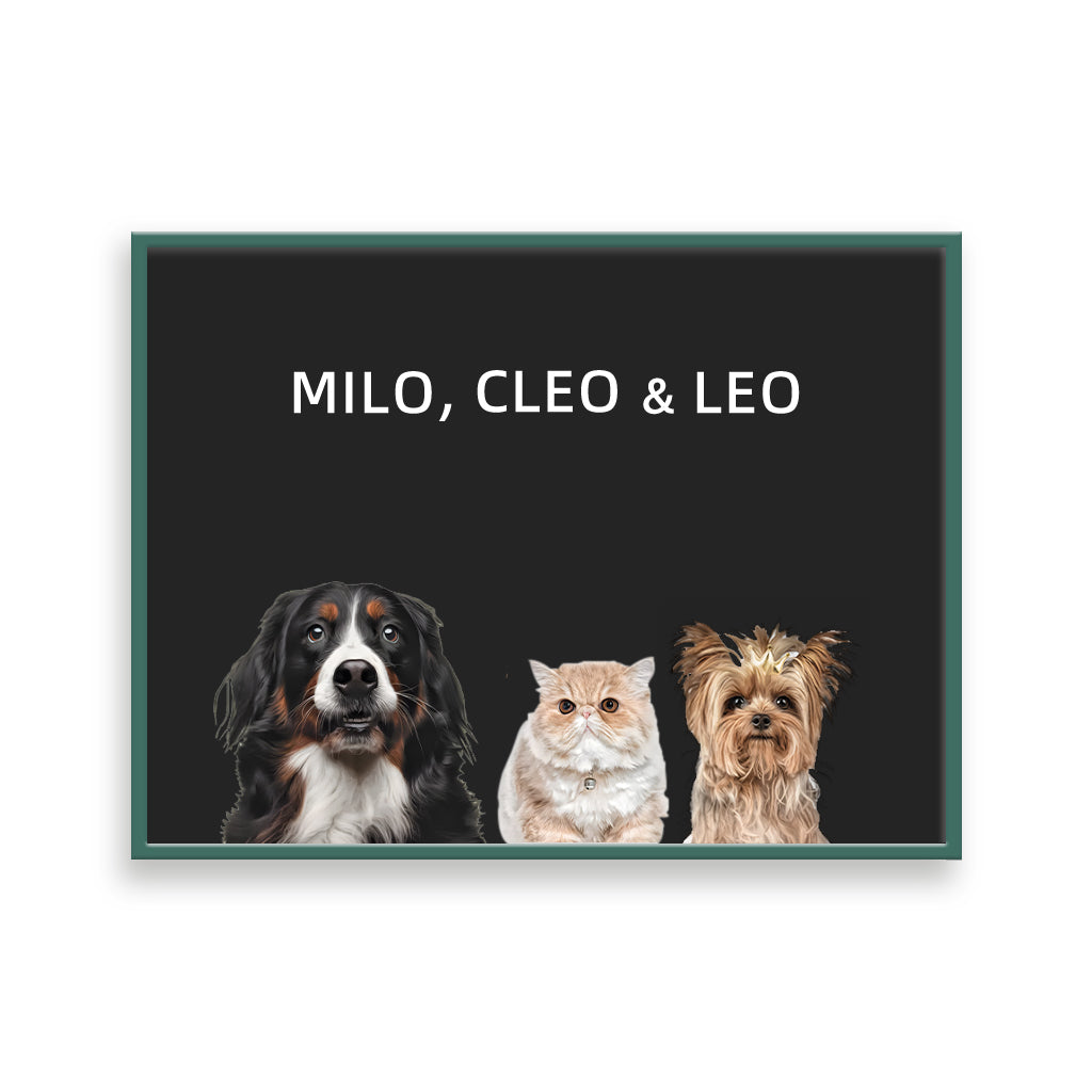 Three Pets Portrait
