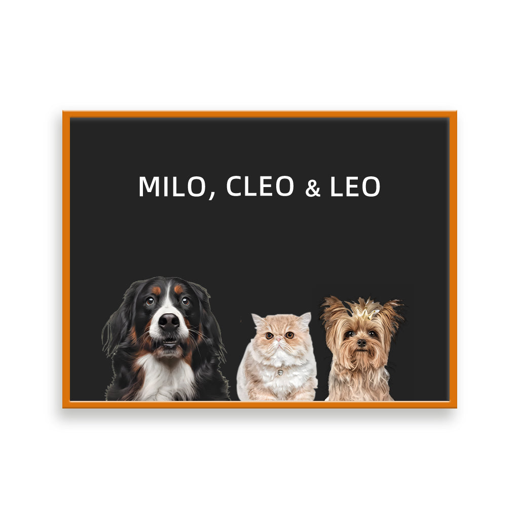 Three Pets Portrait