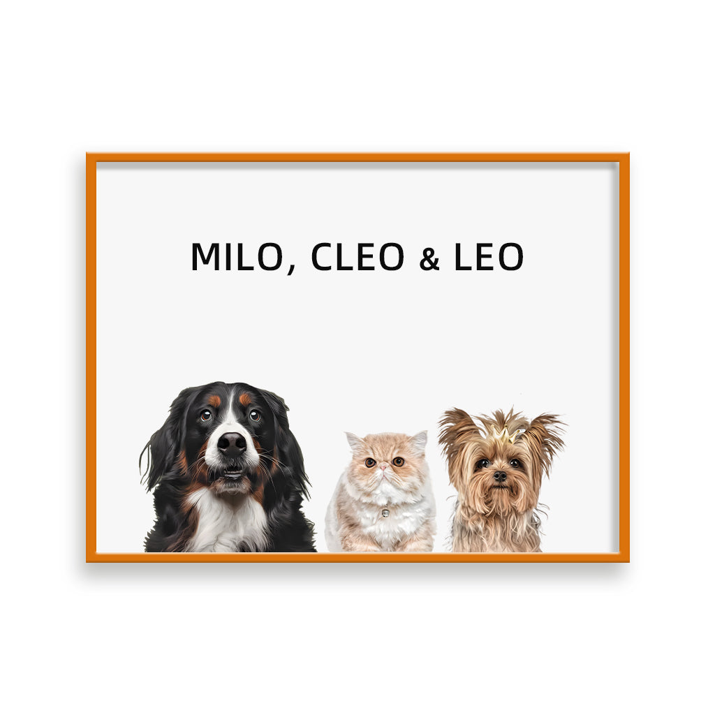 Three Pets Portrait