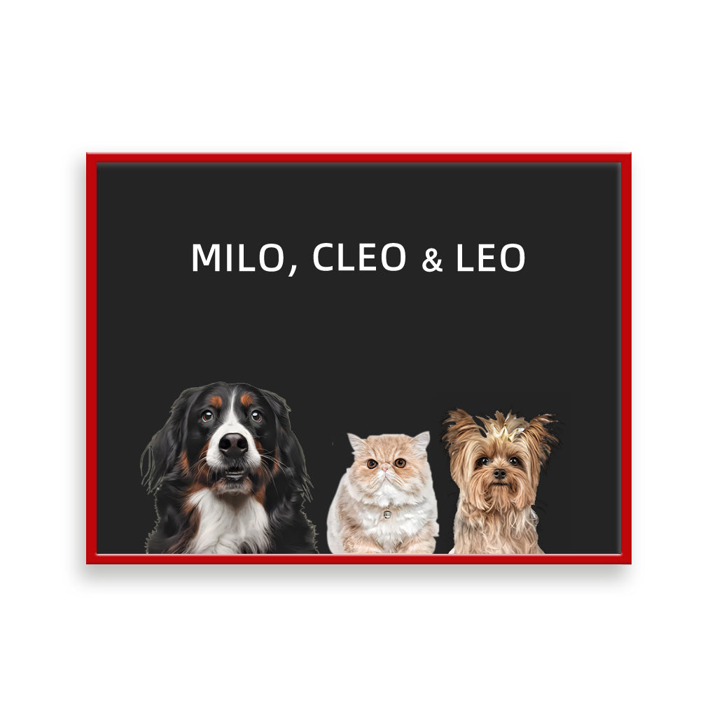 Three Pets Portrait