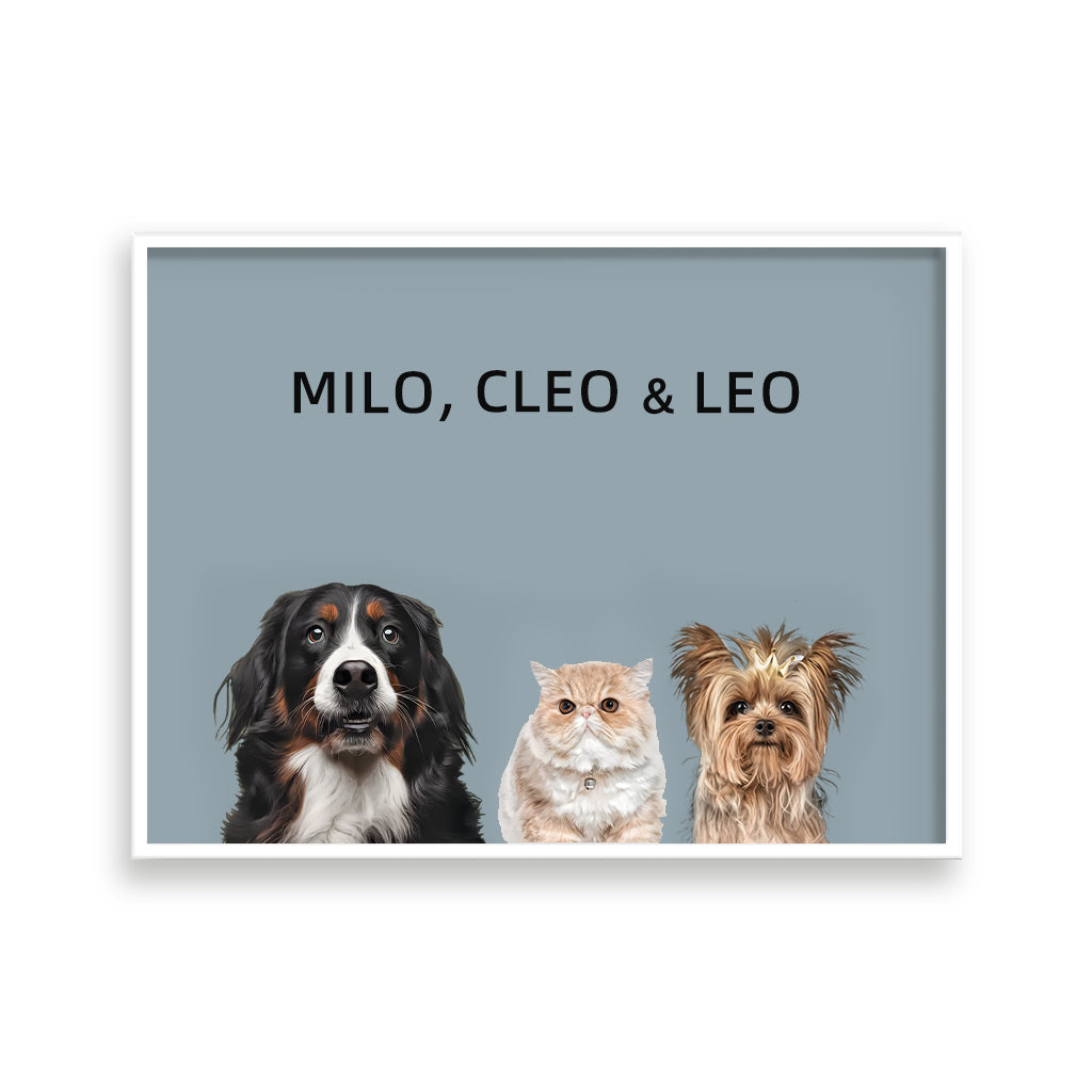 Three Pets Portrait